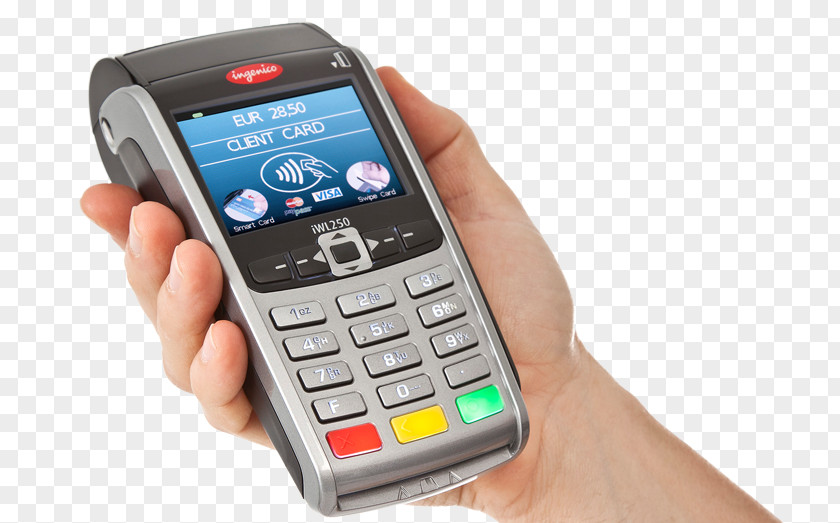 Bank Payment Terminal Ingenico Point Of Sale Credit Card PNG