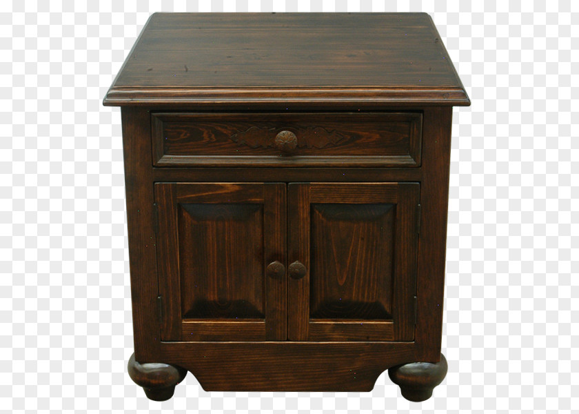 Cabinet Bedside Tables Drawer File Cabinets Wood Stain PNG