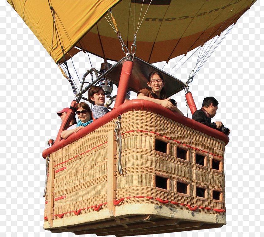 Hot Air Flight Balloon Cappadocia Basket PNG