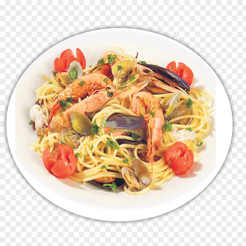 Spaghetti Italian Cuisine Chinese Noodles Taglierini Dish Pasta PNG