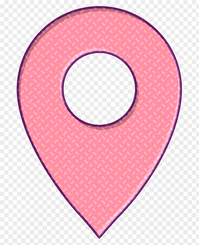 Symbol Pink Gps Icon Location Map PNG