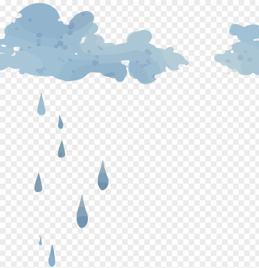 Vector Rain Clouds Cloud Icon PNG