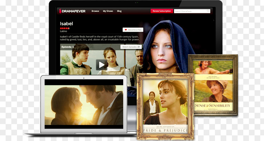 Jane Austen Television Pride And Prejudice & Video Display Advertising PNG