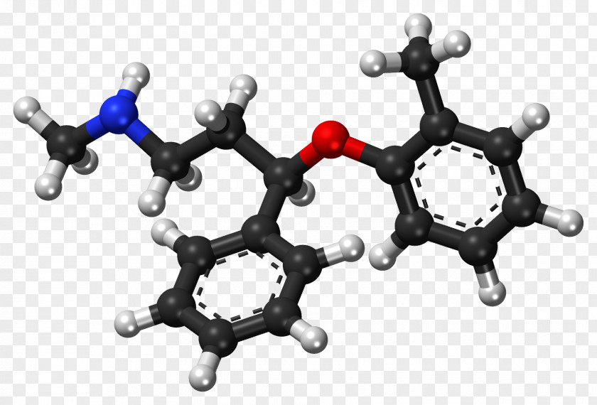 Model Atomoxetine Molecule Nicomorphine Chemistry Furan PNG