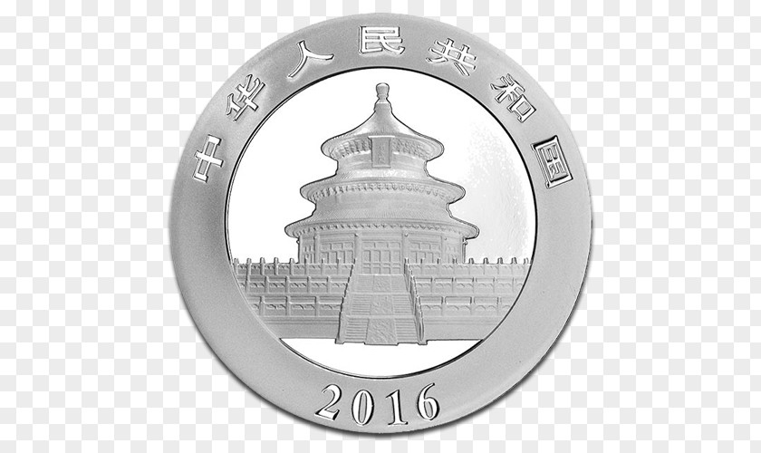 Silver Coin Giant Panda Chinese Gold Bullion PNG