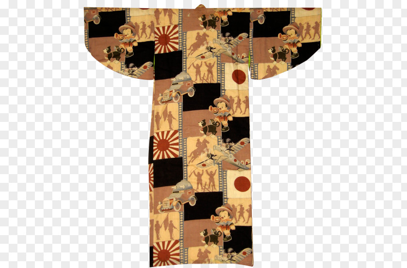 All Over Pattern Propaganda Kimono Juban Japan Clothing PNG
