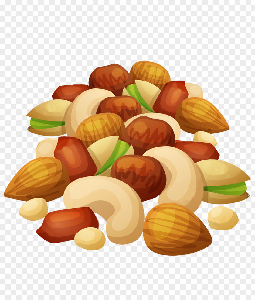 Almond Mixed Nuts Peanut Clip Art PNG