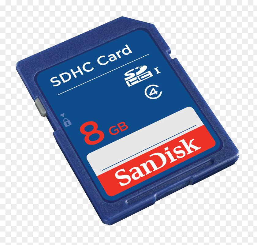 GB SanDisk Standard SDHC Memory Card Flash Cards Secure Digital PNG