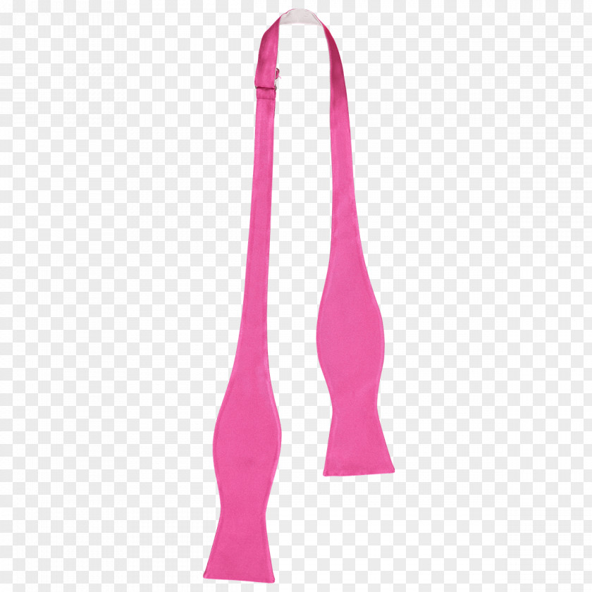 Pink Bow Magenta Purple Tie Neck M PNG