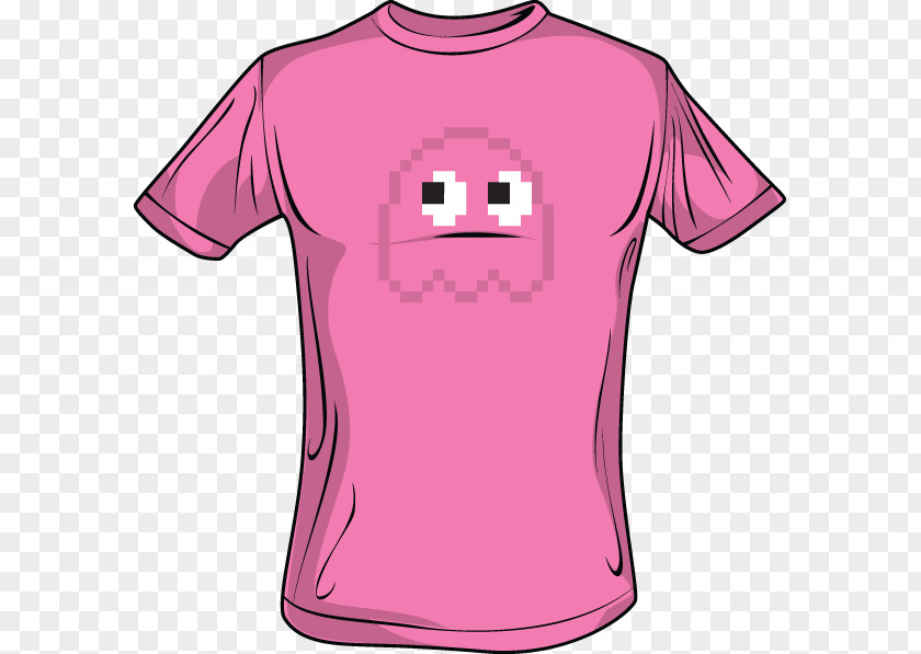 T-shirt Sleeve Pink M Character PNG
