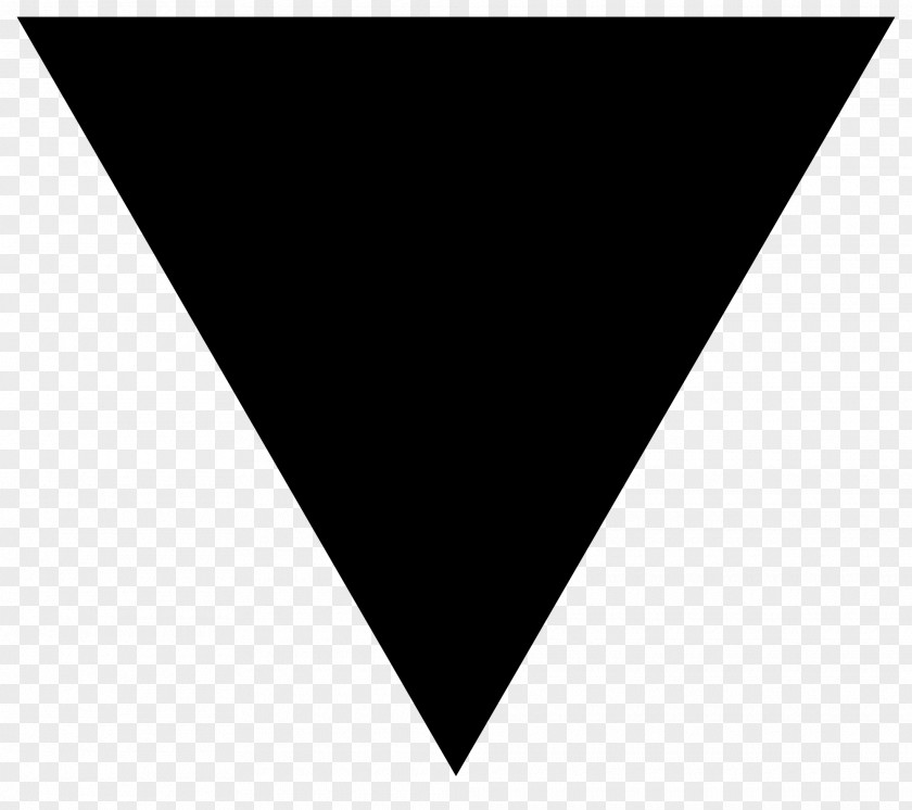 Triangle Black Geometry LGBT Symbol PNG