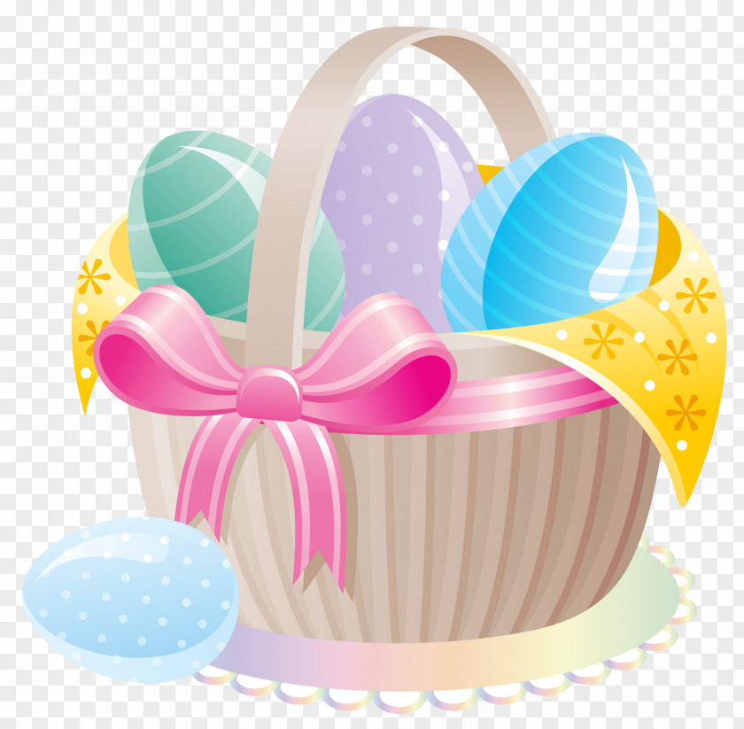 Delicate Frame Cliparts Easter Bunny Fried Egg In The Basket Clip Art PNG
