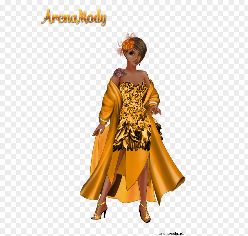 Dress Costume Design Outerwear Feather PNG