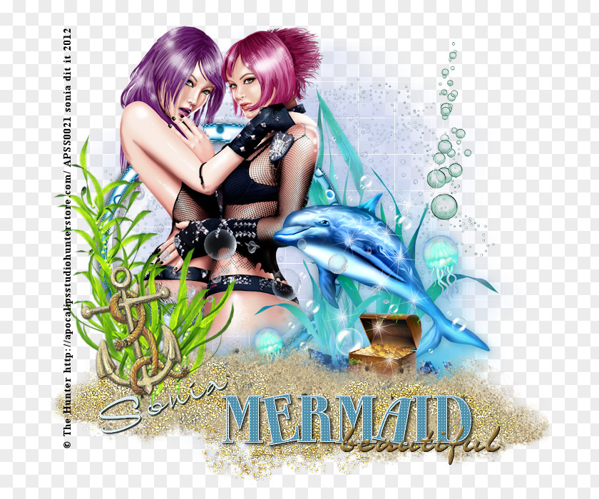 Fantasy Mermaid Poster Desktop Wallpaper Computer PNG