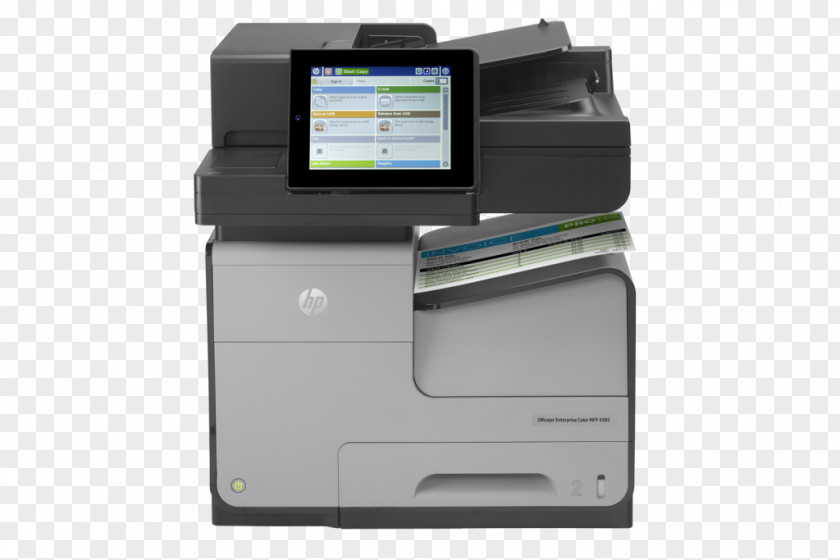 Hewlett-packard Hewlett-Packard HP Officejet Enterprise X585 Multi-function Printer PNG