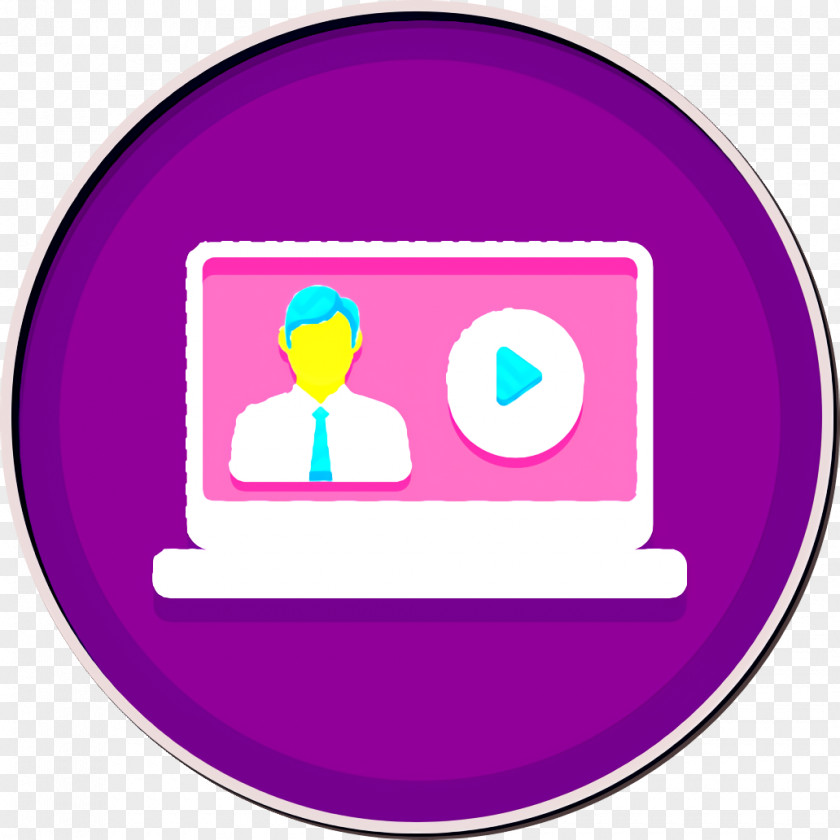 Online Education Icon Webinar Elearning PNG