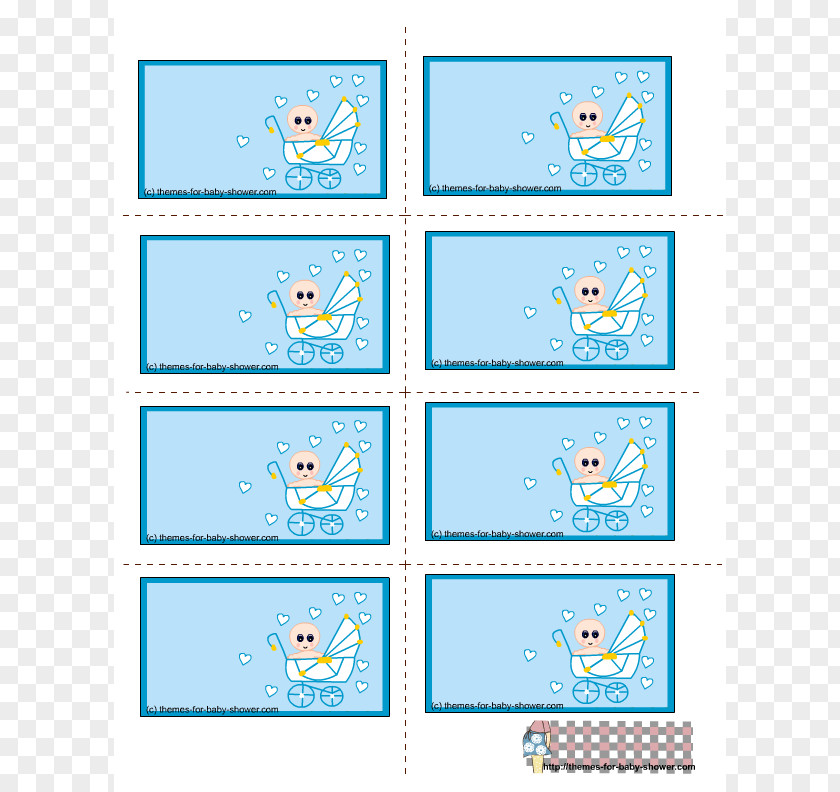 Baby Shower Borders Label Infant Gift Clip Art PNG