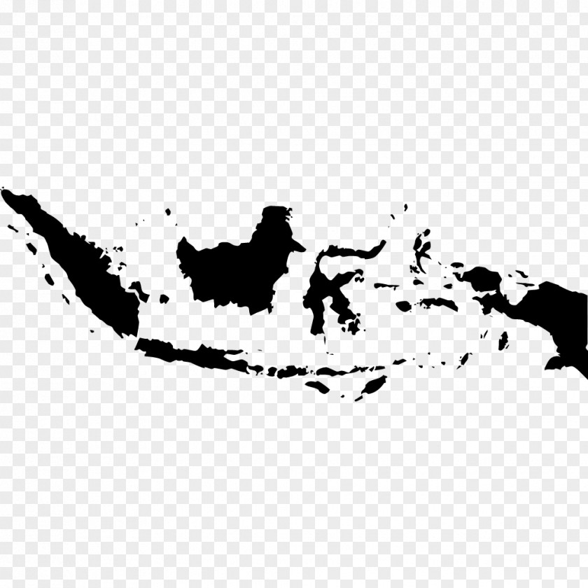 Komodo Flag Of Indonesia Vector Map PNG