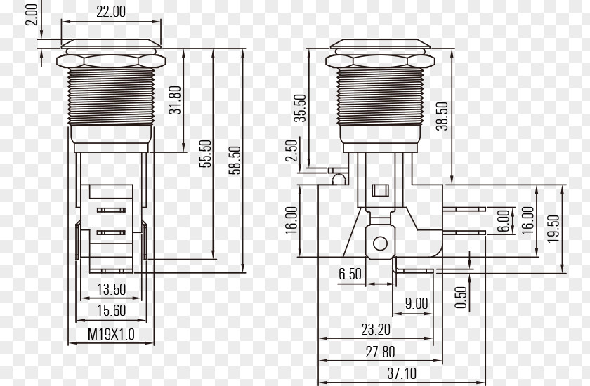 Latching Switch Vandal-resistant Electrical Switches Floor Plan Electricity Vandalism PNG