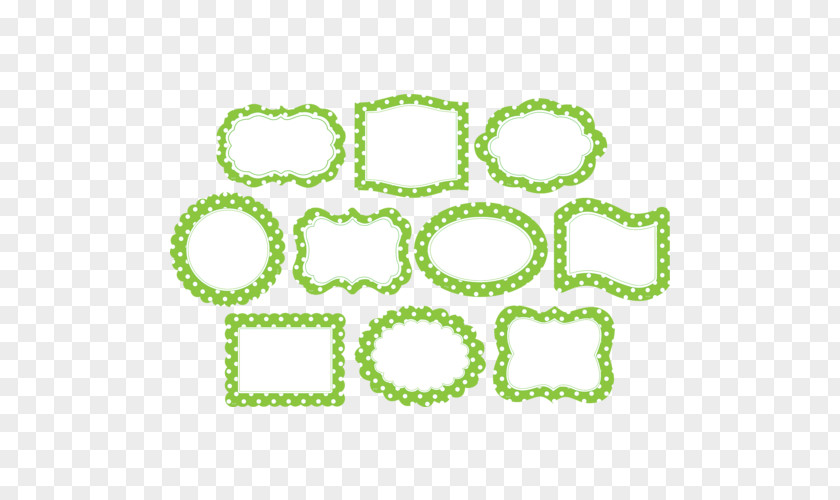 Picture Frames Circle Shape Pattern PNG