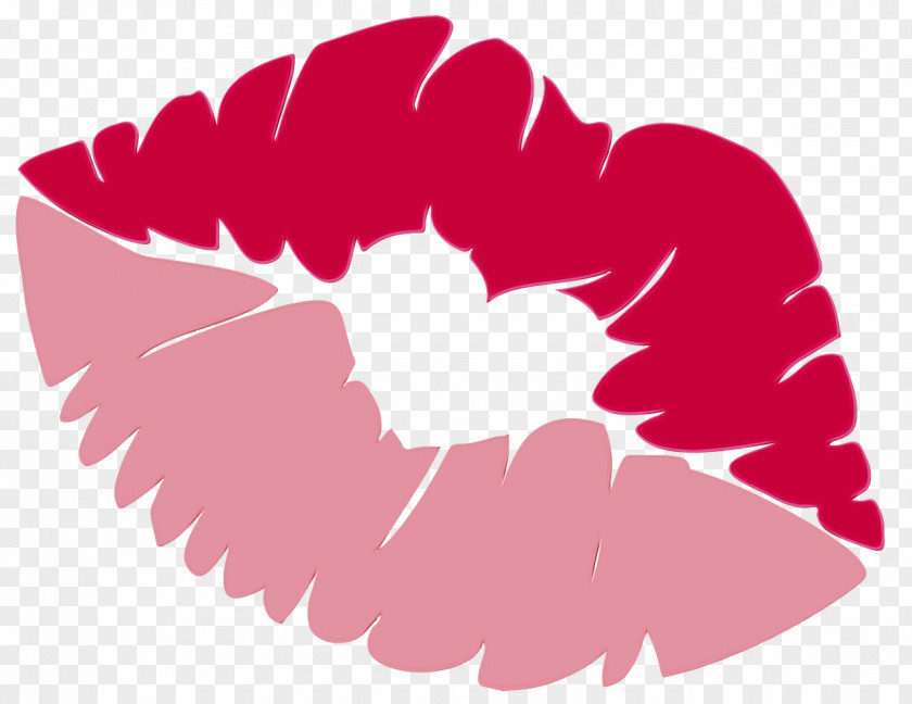 Pink Family Mouth Leaf Logo PNG