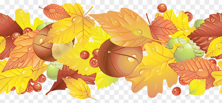 Plant Yellow Autumn Holiday PNG