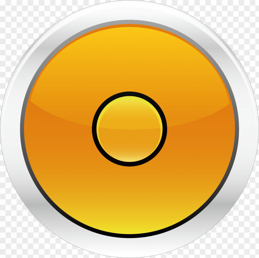 Speaker Vector Element Yellow Circle Font PNG