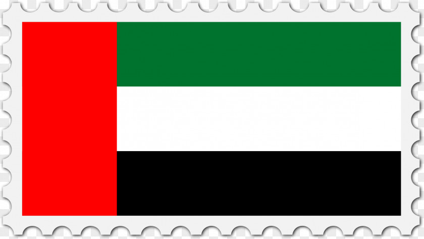 Uae Flag Of The United Arab Emirates National Postage Stamps Clip Art PNG