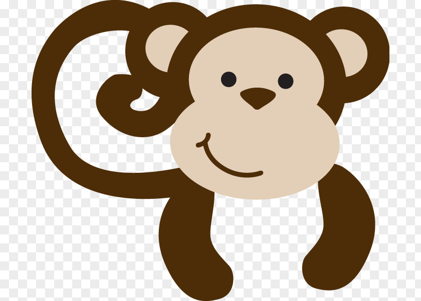 Cute Monkey Drawing Paper Clip Art PNG