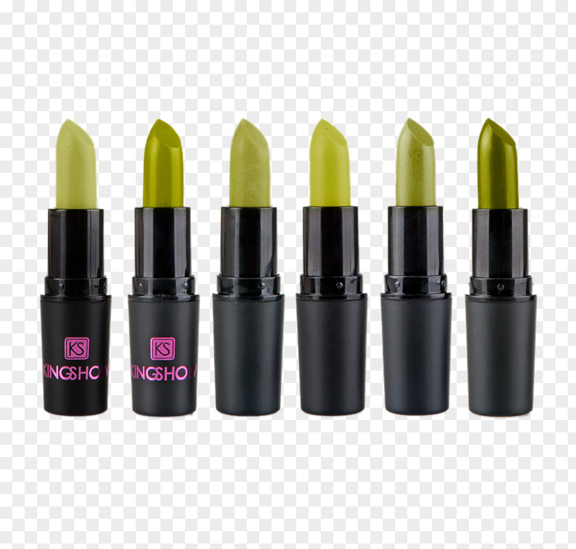 Green Lipstick Cosmetics Color PNG