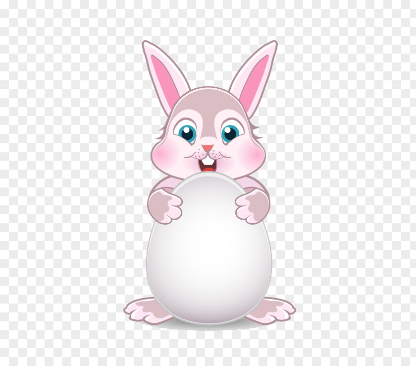 Hold Eggs Bunny Vector Material Easter PNG