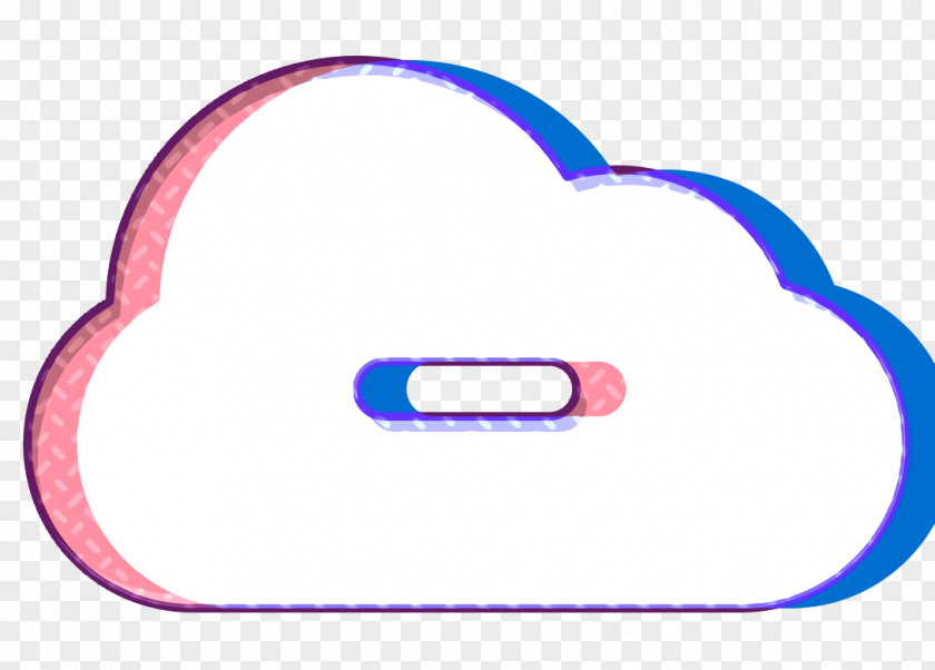 Magenta Symbol Cloud Icon Remove PNG