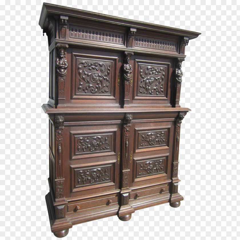 Retro-furniture Bedside Tables Chiffonier Drawer Antique PNG