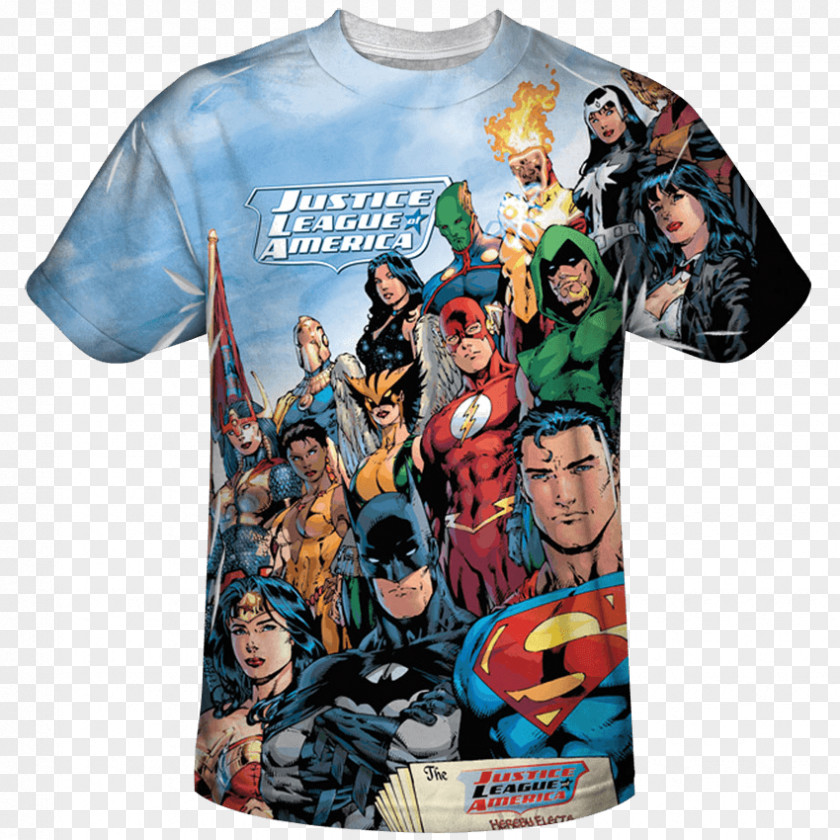 T-shirt Justice League Clothing PNG