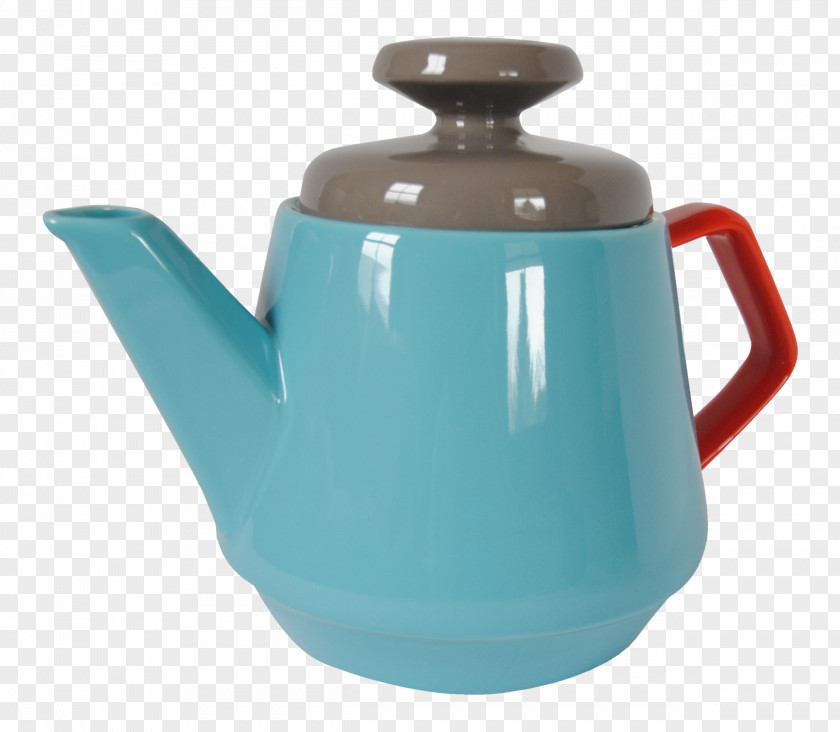 Teapot Kettle Ceramic Pottery Cobalt Blue PNG