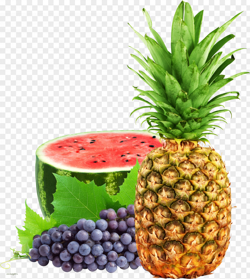 Juice Vegetarian Cuisine Fruit Salad Pineapple Watermelon PNG