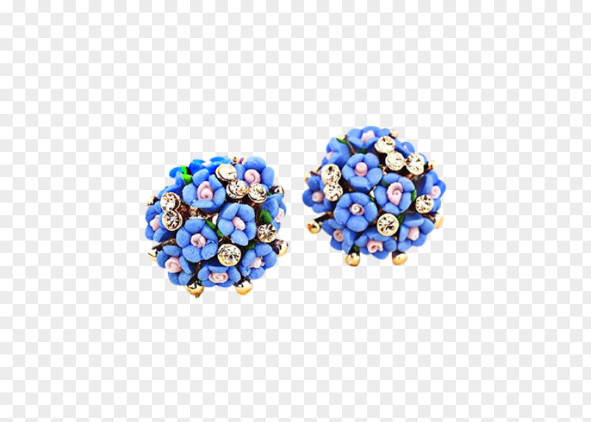 Snowflake Bling Earrings Earring Gemstone Blue Jewellery Bead PNG