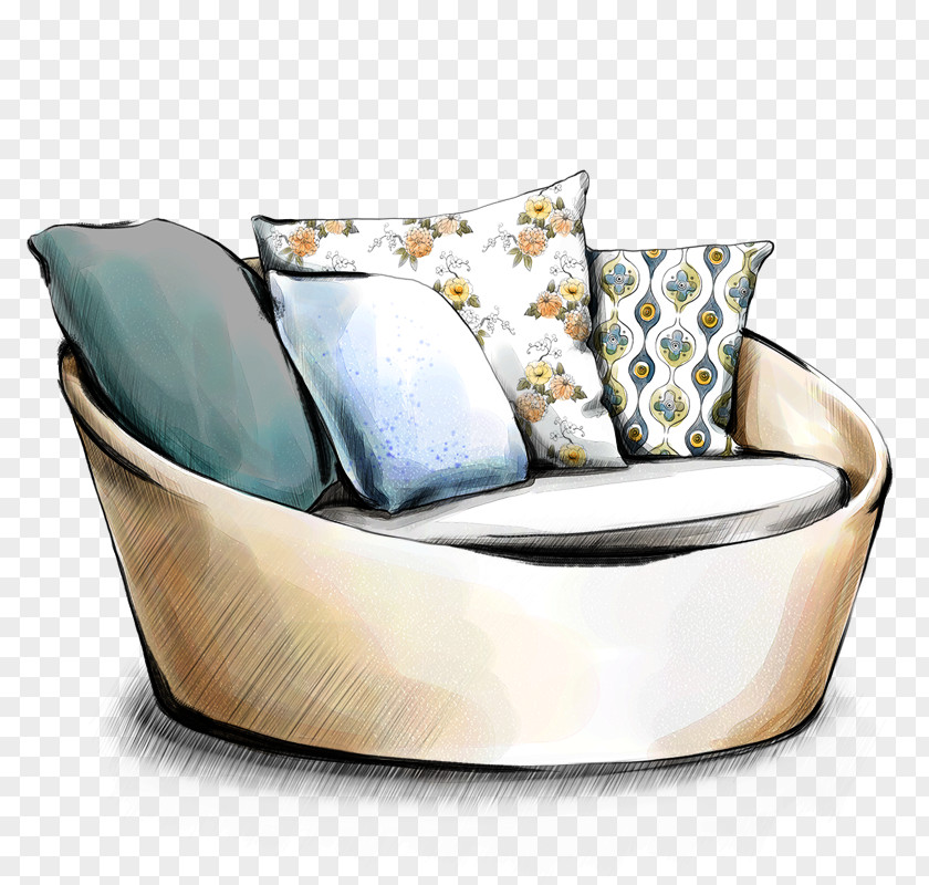 Sofa Cushion Interior Design Services Drawing Sketch PNG