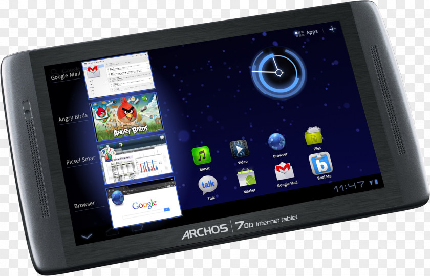 Tablet Laptop Archos 70 101 Internet Android Honeycomb PNG