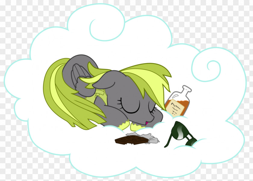The Sleeping Unicorn Pony Rainbow Dash Animation Drawing PNG