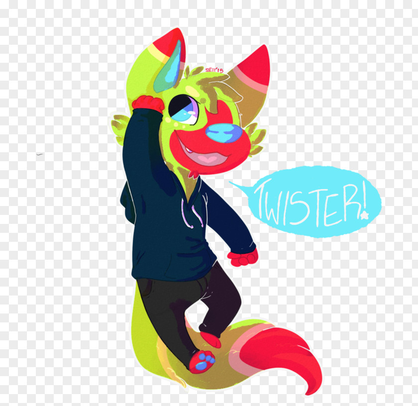 Twister Cartoon Character Clip Art PNG