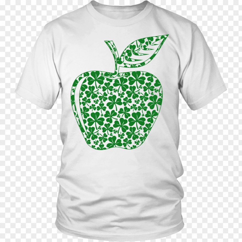 Apple TEACHER T-shirt Hoodie Clothing Neckline PNG