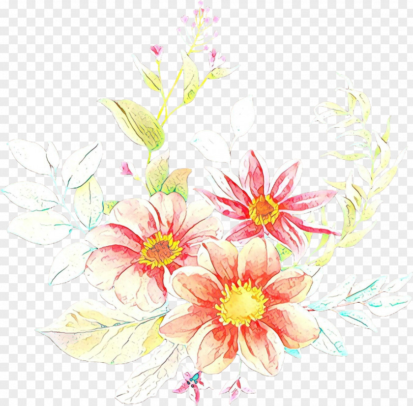 Herbaceous Plant Artificial Flower Art Watercolor PNG