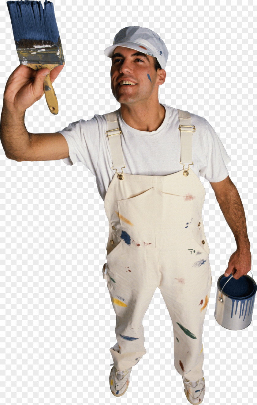 Painter Painting The People's Drawing House And Decorator PNG
