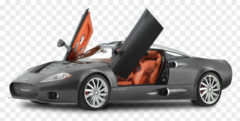 Spyker C8 Aileron Gray Car Geneva Motor Show Cars 2009 Sports PNG