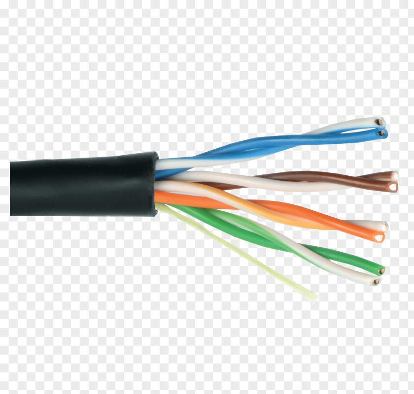 Twisted Pair Category 5 Cable Electrical Par Trenzado No Blindado 6 PNG