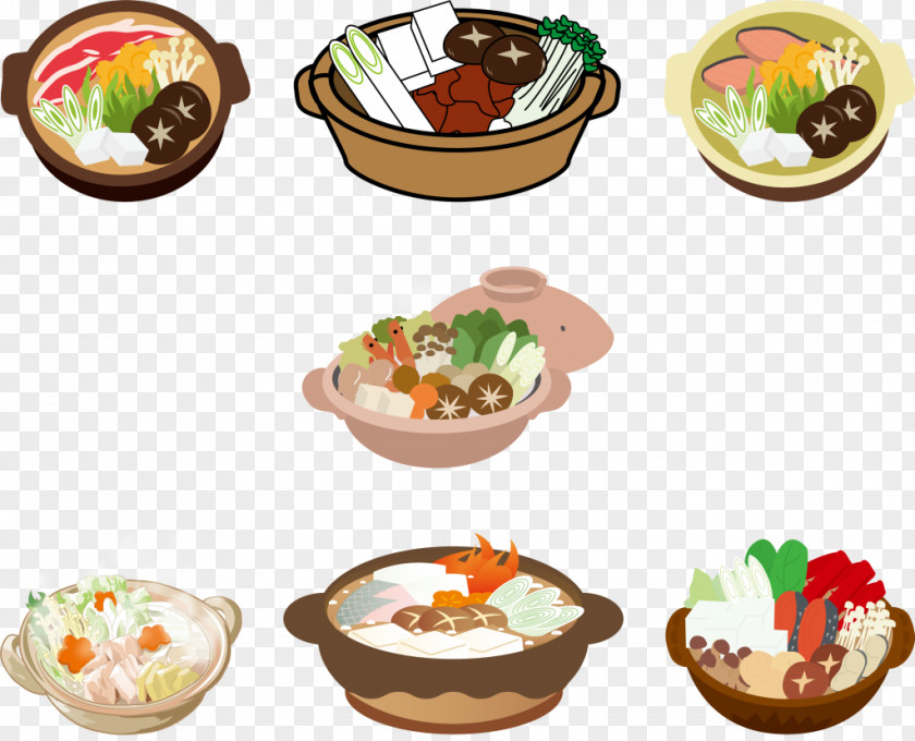 Cooking Nabemono Japanese Cuisine Oden Stock Pots PNG