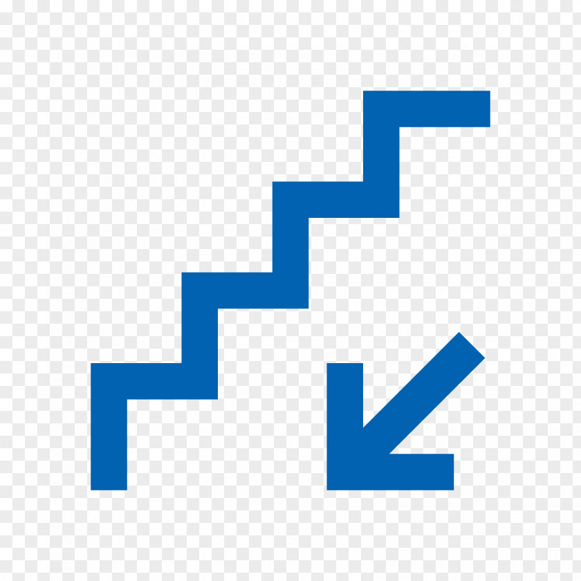 Stairs Flat Design Symbol Arrow PNG