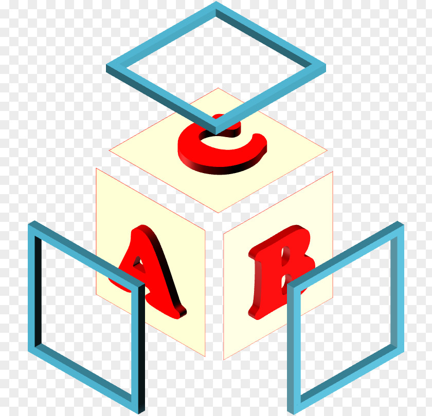 Toy Block Drawing Isometric Projection Clip Art PNG