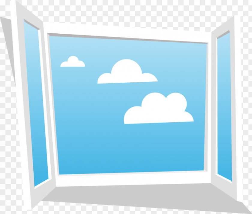 Vector Illustration Open Window Microsoft Windows Clip Art PNG
